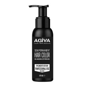 Agiva Siyah Yarı Kalıcı Saç Ve Sakal Boyası