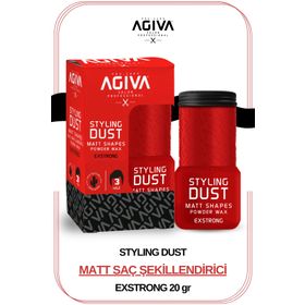 Agiva Styling Dust Matt Shapes Exstrong 20 gr Pudra Wax