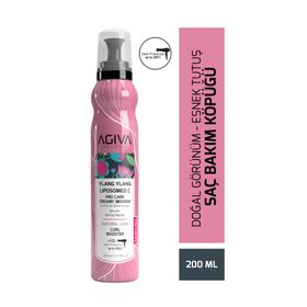 Agiva Ylang Ylang Liposom C Saç Bakım Köpüğü 200 ml Onarıcı & Bitkisel Bakım