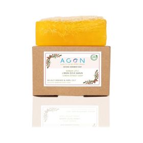 Agon 120 gr El Yapımı Doğal Kabak Lifli Limon Sabunu