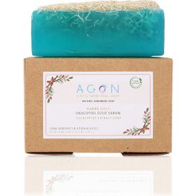 Agon 120 gr El Yapımı Doğal Kabak Lifli Okaliptus Sabunu