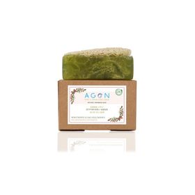 Agon 120 gr El Yapımı Doğal Kabak Lifli Zeytinyağı Sabunu