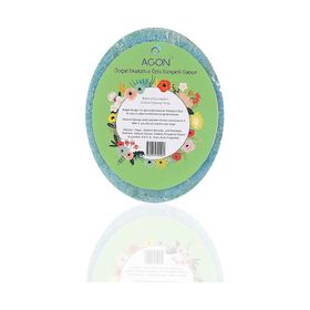 Agon 125 gr Doğal El Yapımı Okaliptus Özlü Sabunlu Vücut Duş Süngeri