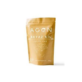 Agon Beyaz Kil 250 gr Doğal Yüz Bakım Maskesi