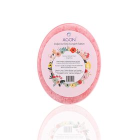 Agon Doğal El Yapımı Gül Özlü 125 gr Sabunlu Vücut Duş Süngeri