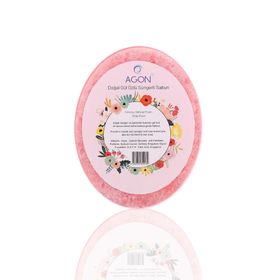Agon Doğal El Yapımı Gül Özlü 125 gr Sabunlu Vücut Duş Süngeri