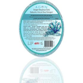 Agon Doğal El Yapımı Okyanus Özlü Sabunlu 125 gr Vücut Duş Süngeri