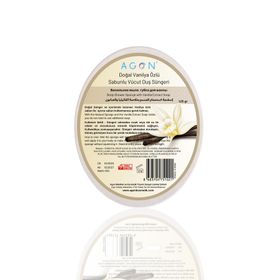 Agon Doğal El Yapımı Vanilya Özlü Sabunlu 125 gr Vücut Duş Süngeri
