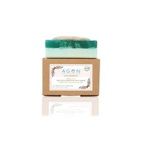 Agon Doğal Kabak Lifli Eşek Sütlü El Yapımı Okaliptus 120 gr Doğal Sabun