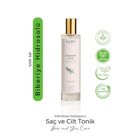 Agon Saf Biberiye Suyu 100 ml Dökülme Karşıtı Güçlendirici Saç Toniği