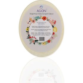 Agon SS-001-KS Doğal El Yapımı Keçi Sütü Sabunlu 125 gr Vücut Duş Süngeri