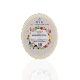Agon SS-001-KS Doğal El Yapımı Keçi Sütü Sabunlu 125 gr Vücut Duş Süngeri