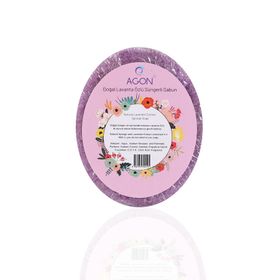 Agon SS-001-LS Doğal El Yapımı Lavanta Özlü Sabunlu 125 gr Vücut Duş Süngeri