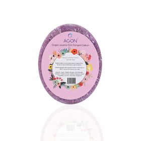 Agon SS-001-LS Doğal El Yapımı Lavanta Özlü Sabunlu 125 gr Vücut Duş Süngeri