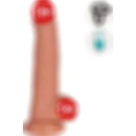 Agorshop Archie Çift Katmanlı Ultra Yumuşak 21 cm Strapon Kemerli Penis