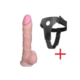 Agorshop Beat 20 cm Esnek Realistik Belden Bağlamalı Penis Dildo Strapon