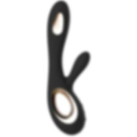 Agorshop Lelo Soraya Wave Rabbit Black Dual-Action Vibrator