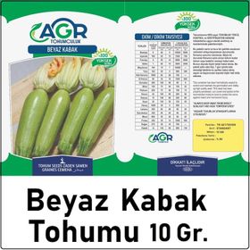 Agr 10 gr Beyaz Kabak Sakız Tohumu