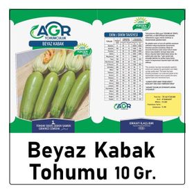 Agr 10 gr Beyaz Kabak Sakız Tohumu