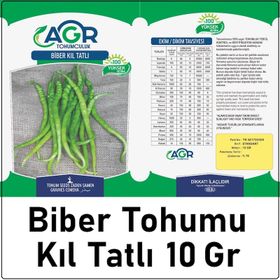 Agr 10 gr Biber Tatlı Kıl Tohumu