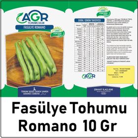 Agr 25 gr Fasülye Romano Tohumu