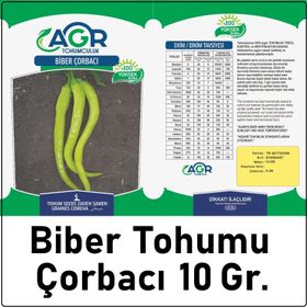 Agr Çorbacı 10 gr Biber Tohumu