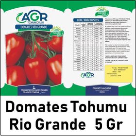 Agr Rio Grande 5 gr Domates Tohumu