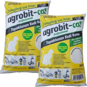 Agrobit Cat 2 x 20 lt Extra Marsilya Sabun Kokulu Doğal Bentonit Kedi Kumu