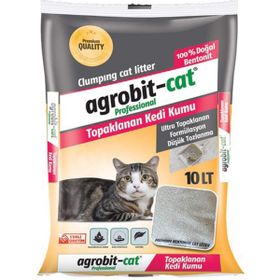 Agrobit Cat Baytolcad Kokusuz Doğal Bentonit İnce Taneli 10 lt Kedi Kumu