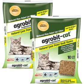 Agrobit Cat Çam Peleti 2x10 lt Kedi Kumu