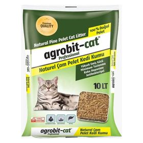 Agrobit Cat Doğal Çam Peleti 10 lt Kedi Kumu
