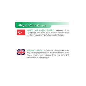 Agrodal Tarım Ata Tohumu Yerli Doğal Misket Biberi 100 Adet Tohum