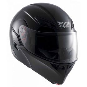Agv Compact Plk Mat Siyah Motosiklet Kaskı