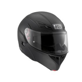 Agv Compact Plk Mat Siyah Motosiklet Kaskı