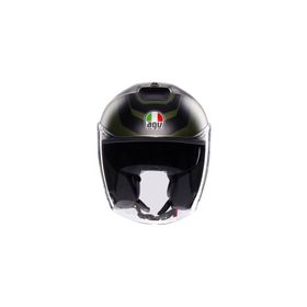 Agv Irides Sakai Mat Yeşil-Siyah Açık Kask