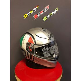 Agv K-3 Scudetto Mat Silver Kask