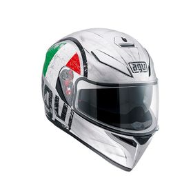 Agv K-3 Scudetto Mat Silver Kask