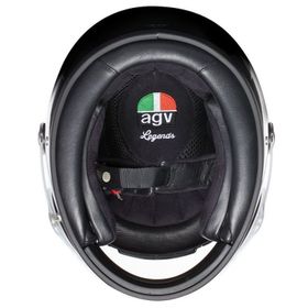 Agv X3000 Multi Super Retro Siyah Gri Kapalı Motosiklet Kaskı