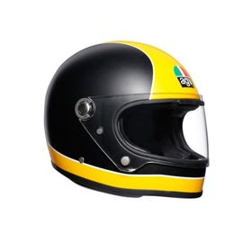 Agv X3000 Multi Super Retro Siyah Gri Kapalı Motosiklet Kaskı