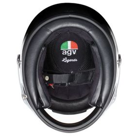 Agv X3000 Retro Mat Siyah Kapalı Motosiklet Kaskı