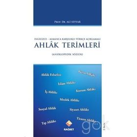 AHLAK TERIMLERI (ANSIKLOPEDIK SÖZLÜK) - ALI SEYYAR