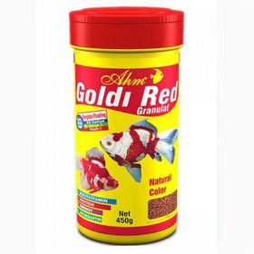 Ahm 100 ml Goldi Kırmızı Granül Japon Balığı Yemi