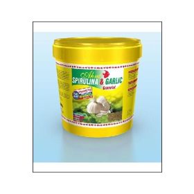 AHM Balık Yemleri Spirulina ve Garlic Granulat 3 kg Kova Sarımsaklı Yem
