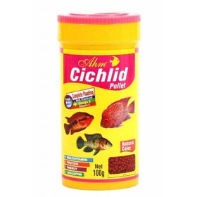 Ahm Cichlid Pellet Natural Colour 250 ml Ciklet Balık Yemi