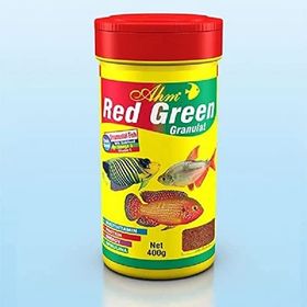 Ahm Cichlid Red/Green Granulat 100 ml Balık Yemi