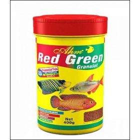 Ahm Cichlid Red/Green Granulat 1000 ml Balık Yemi
