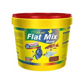 Ahm Flat Mix Menu Ufak Taneli Ganül Kova 3 kg Balık Yemi