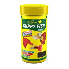 Ahm Guppy Fish Granulat Lepistes 100 ml Balık Yemi