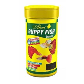 Ahm Guppy Fish Granulat Lepistes 100 ml Balık Yemi