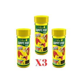 Ahm Guppy Fish Granulat Lepistes 100 ml Balık Yemi